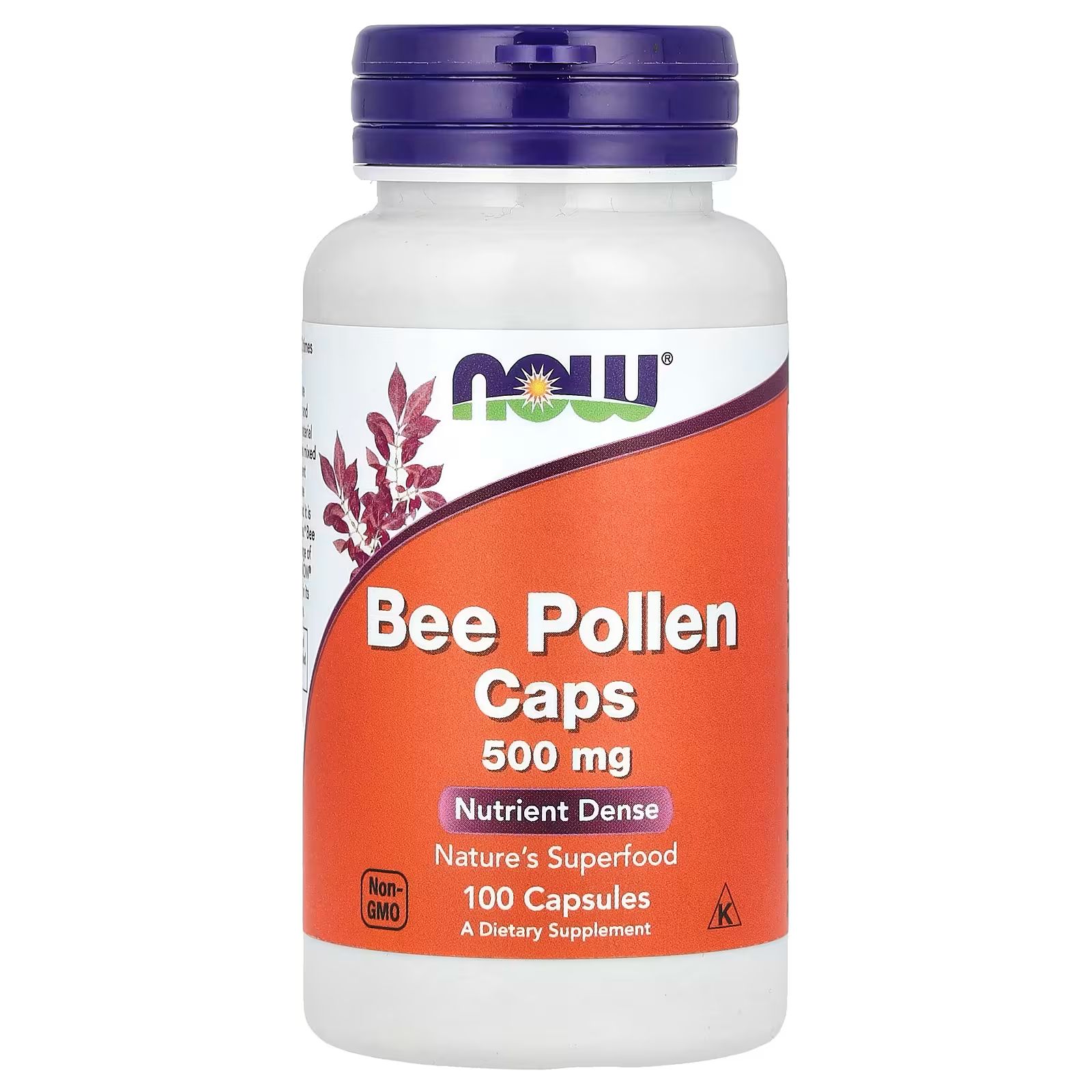 Bee Pollen Caps 500 mg 100 Kapsül Her Servis 2 Kapsül 1000 mg.
