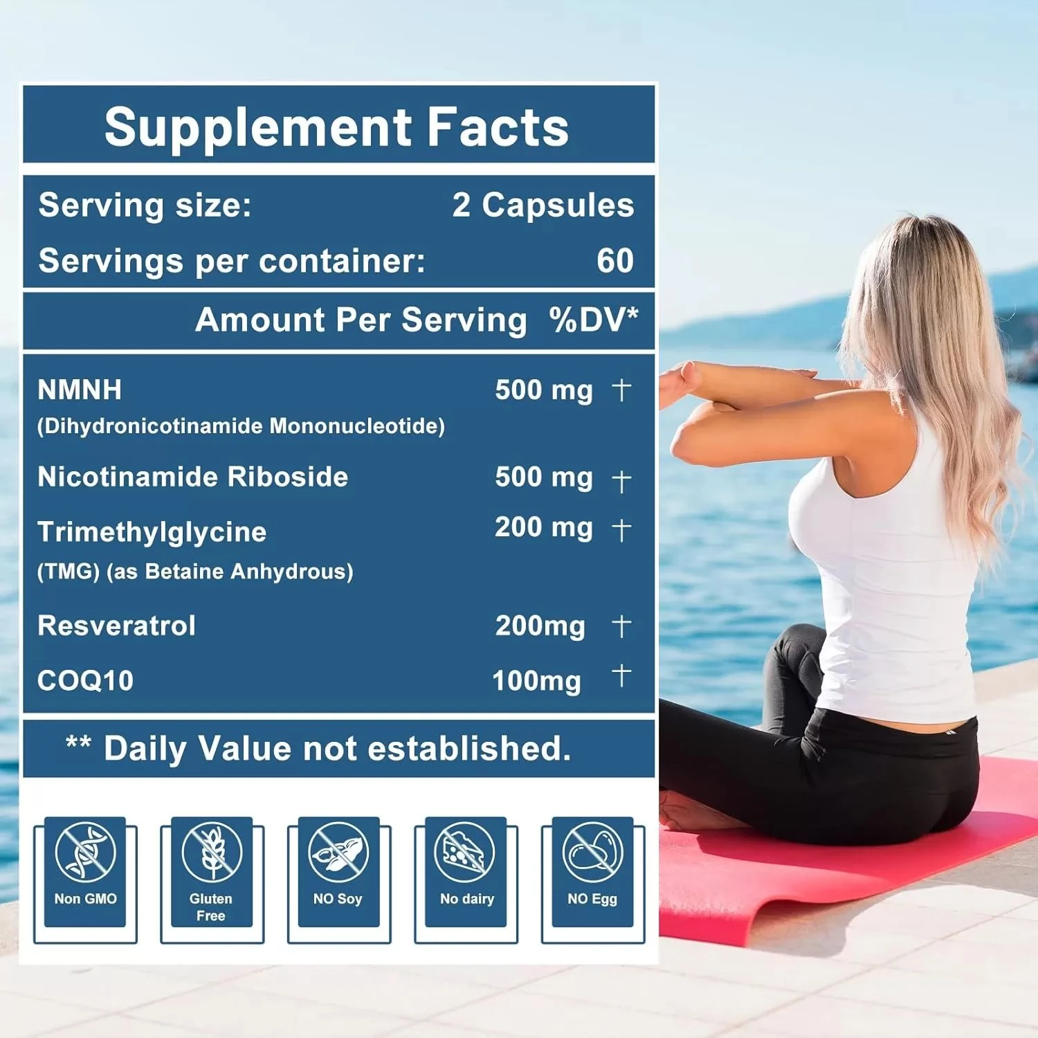 NMNH Nad+ Support 500 mg 60 Kapsül