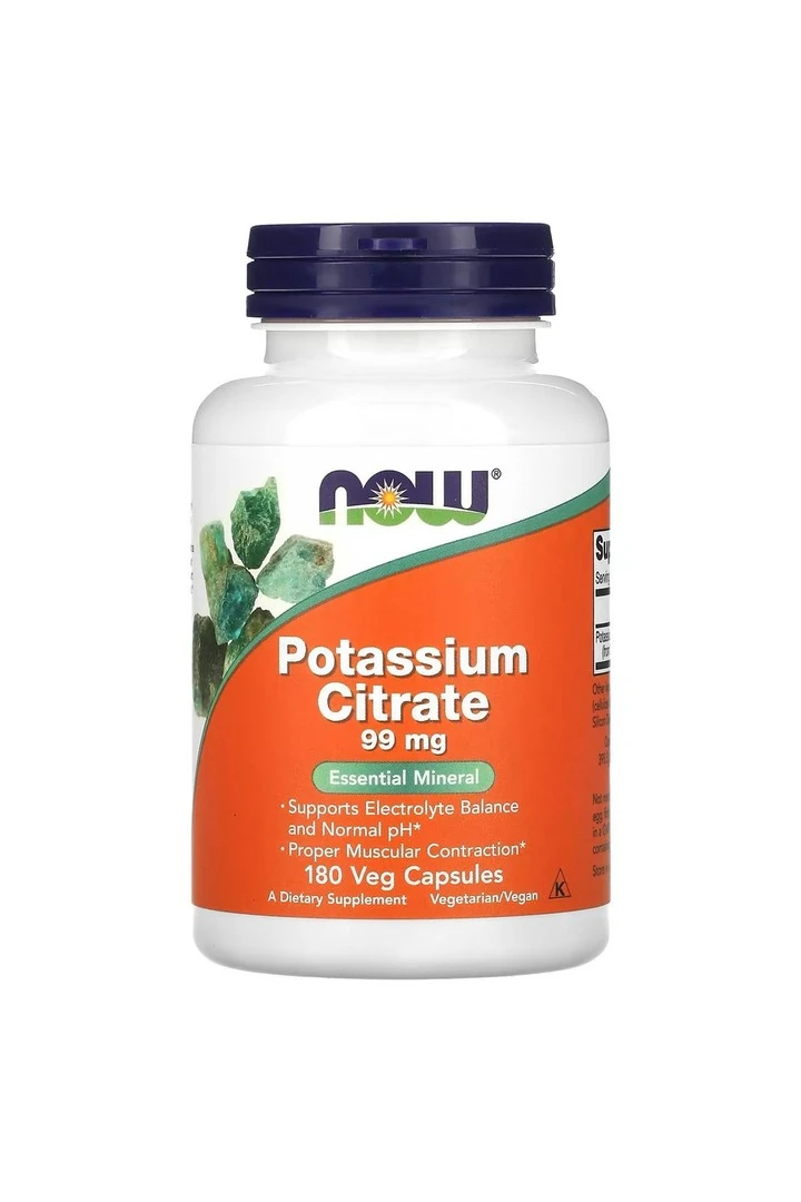 Potasyum Sitrate 99mg 180 veg Kapsül-Usa Versiyon -dmmedicine'den