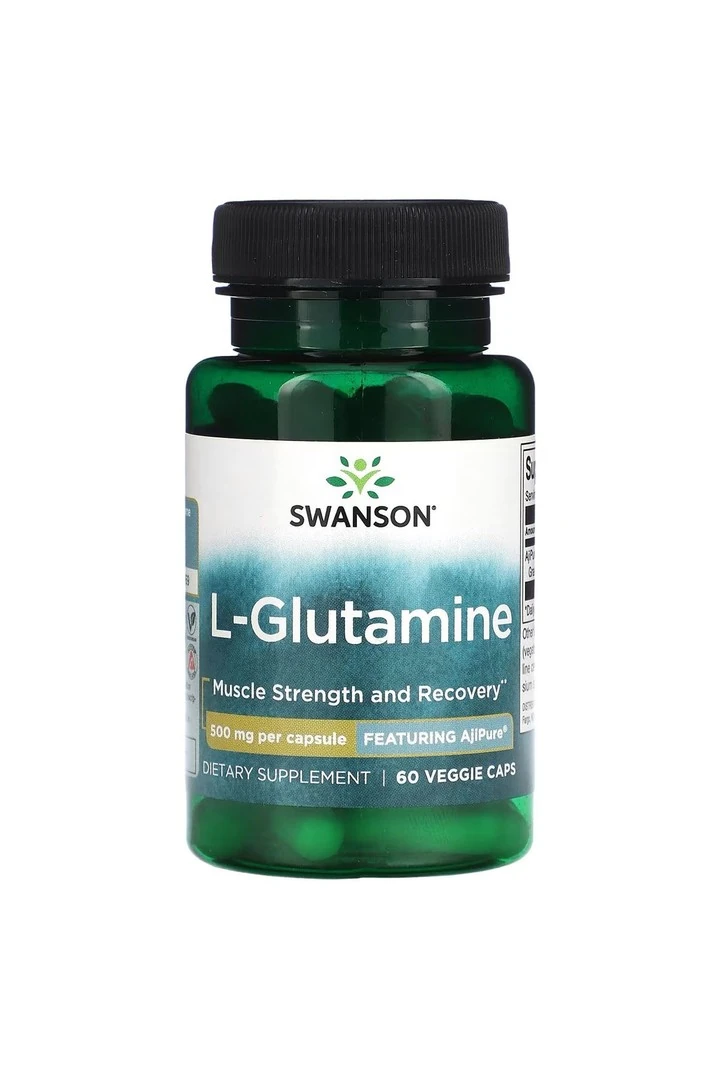 L-Glutamine, 500 mg, 60 veg.Kaopsül.usa menşei