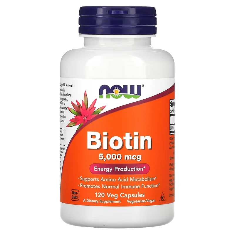 Biotin, 5.000 mcg, 120 Kapsül