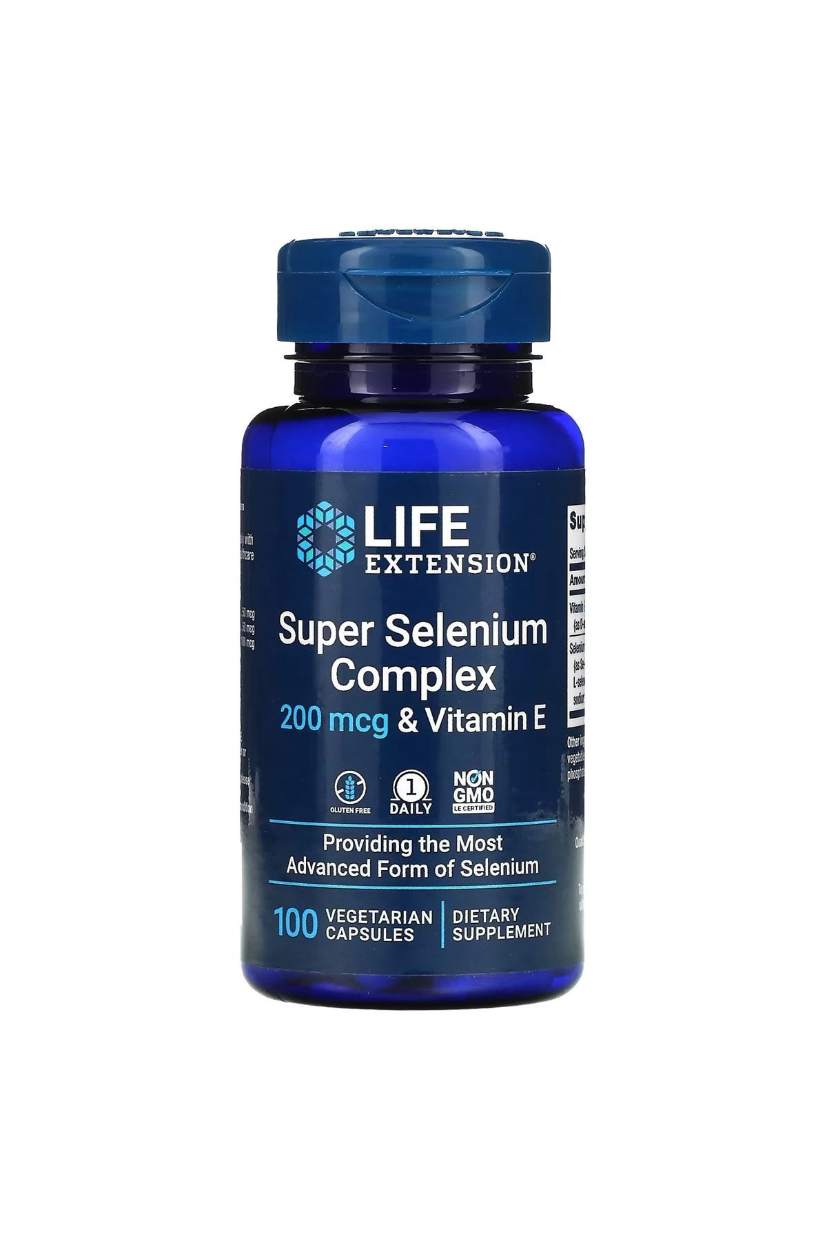 Super Selenium Complex & Vitamin E, 200 mcg, 100 Vegetarian Capsules