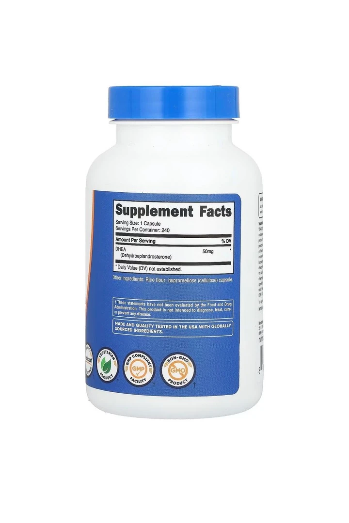 nutricost DHEA 50 Mg 240 Kapsül