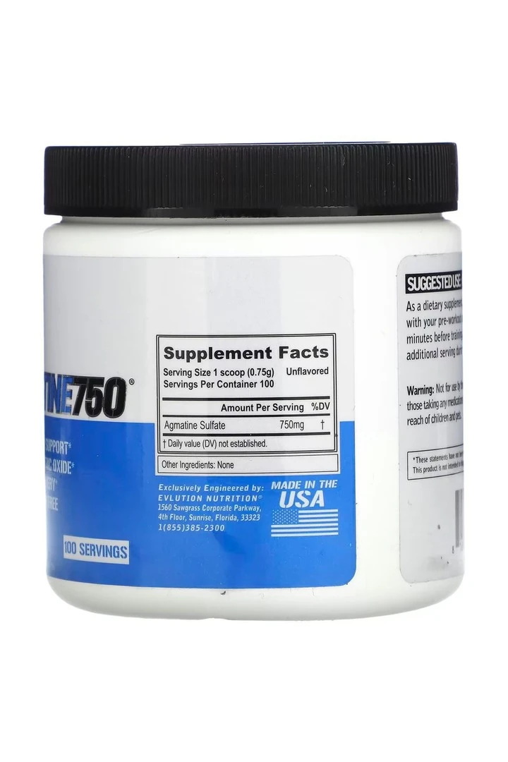 Agmatine750 2,65 oz 75g 100 Servis