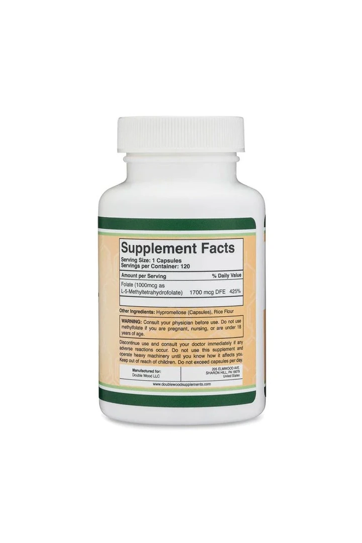 Methyl Folate 1000mcg 120 Veg.Kapsül.usa vers.