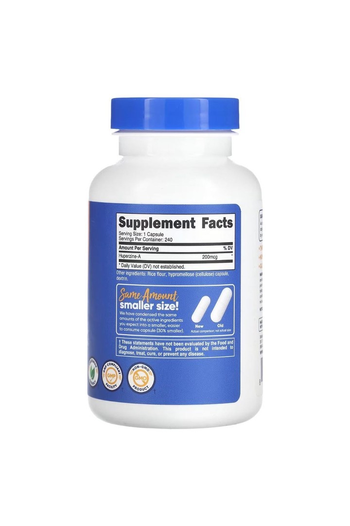 nutricost Huperzine A 200 Mcg 240 Kapsül