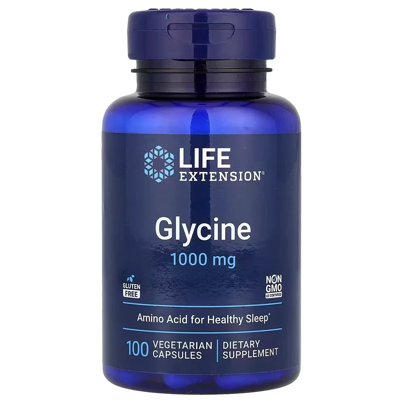 Glycine 1000 mg 100 Kapsül -Amino Acid for Healty Sleep