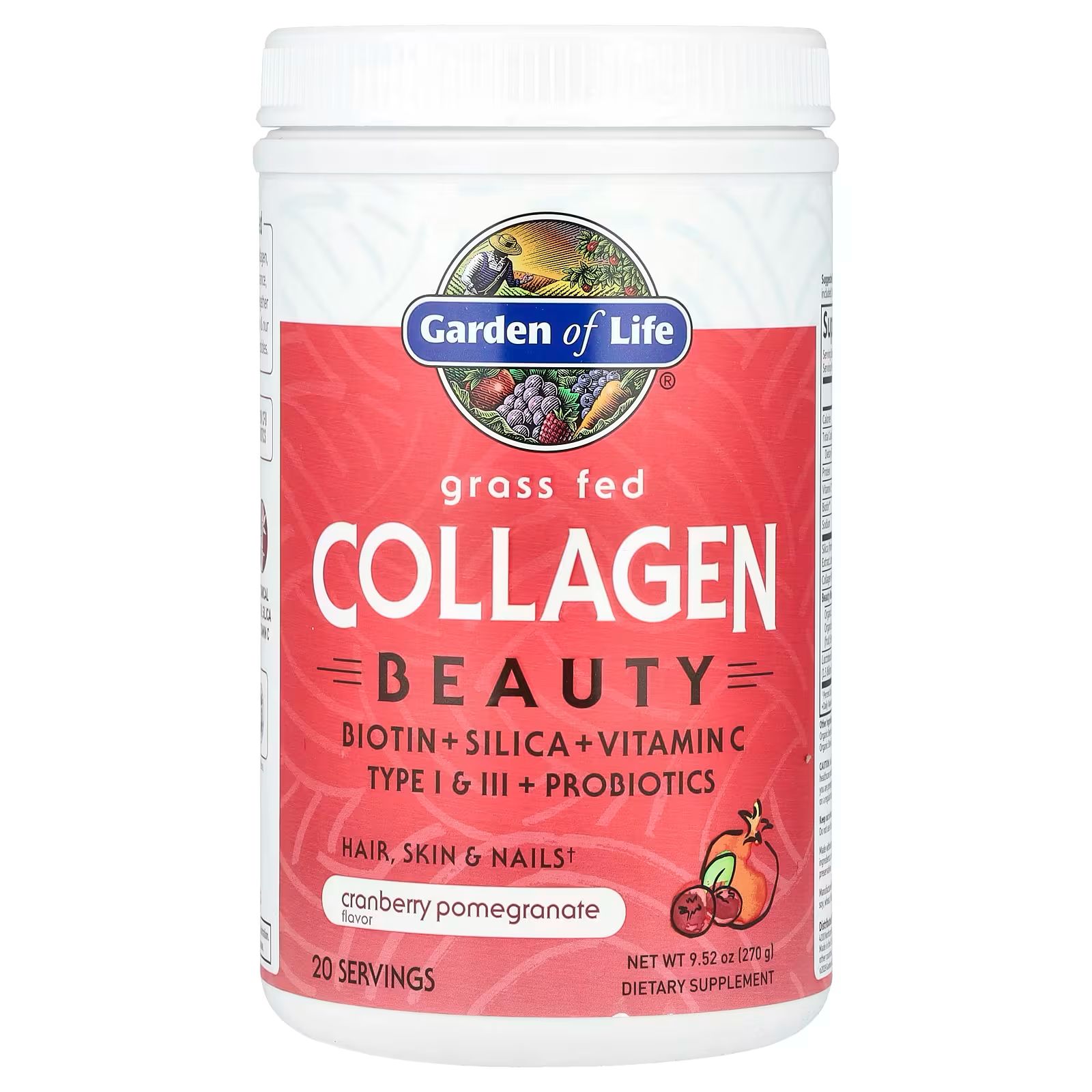 Grass fed Collagen Beauty - 9.52 oz - 270 g