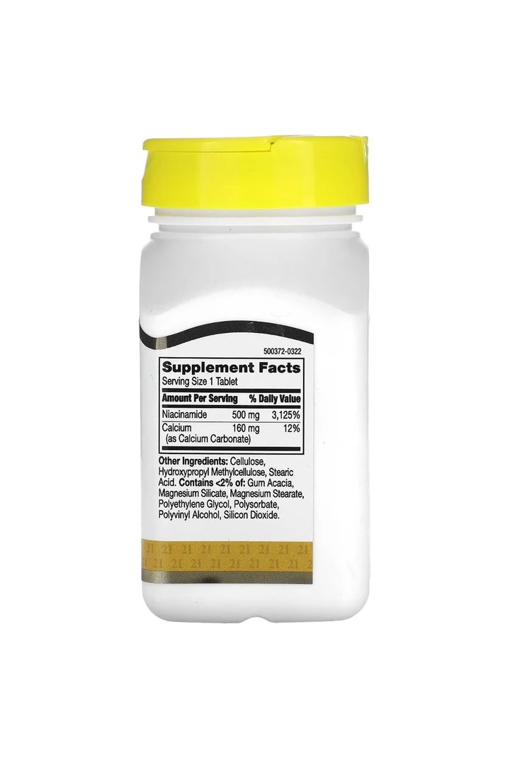 21st Century, Prolonged Release Niacinamide, 500 mg, 110 Tablet
