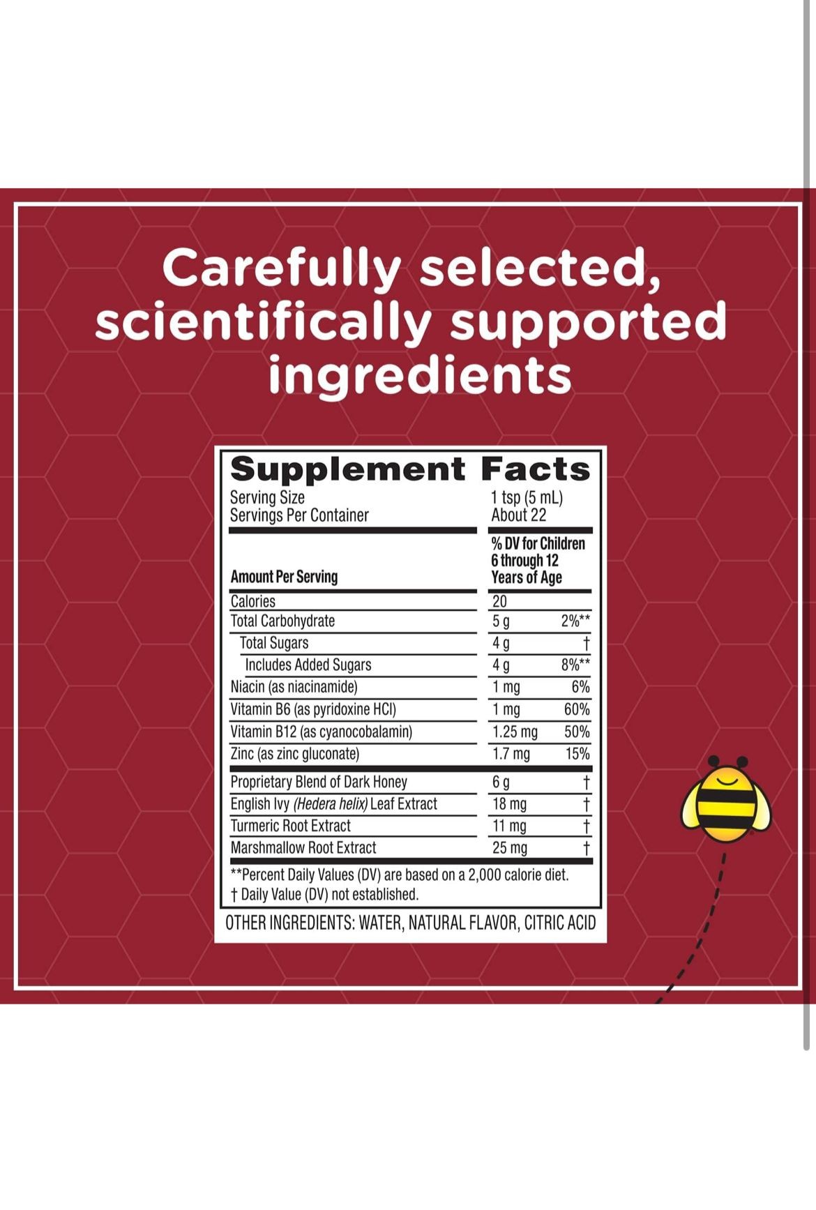 children's daytime cough syrup + mucus throat & nasal
