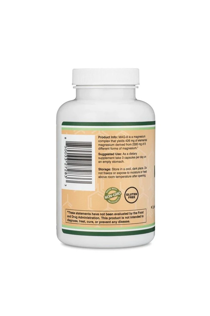 Mag-8 Magnesium Complex 2300 mg 180 Veg.Kapsül.usa vers.