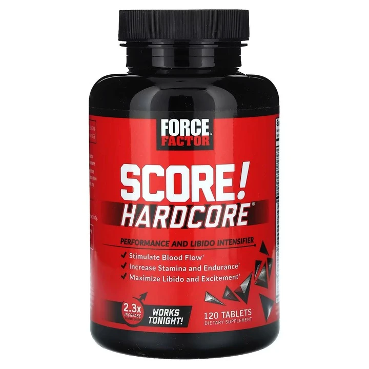 SCORE! Hardcore®, Performance and Libido Intensifier, 120 Tablets