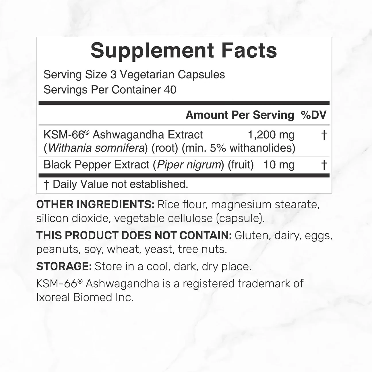 Ksm-66 Aswhagandha 1200 mg 120 Kapsül