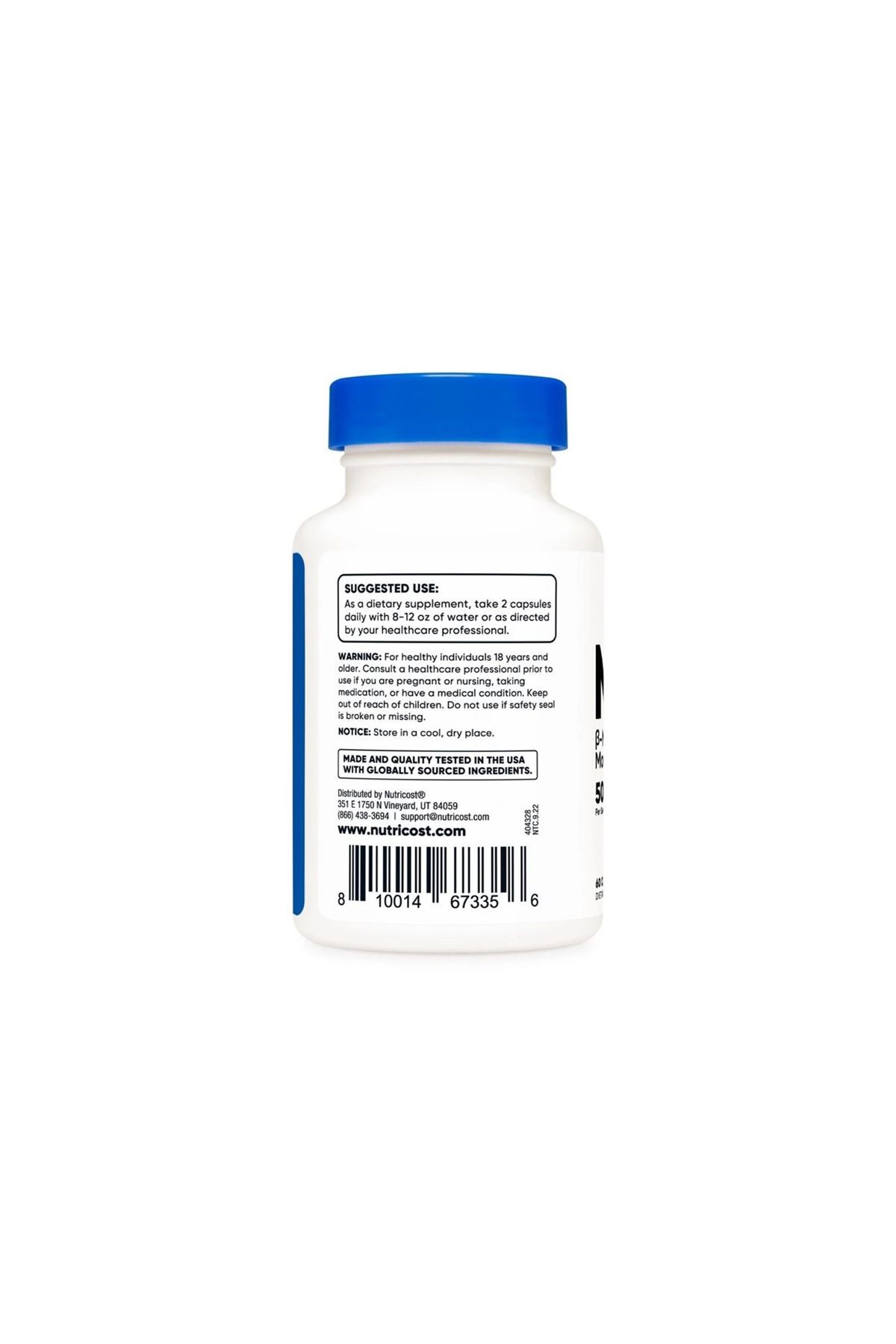 Nutricost NMN 500 MG 60 Kapsül