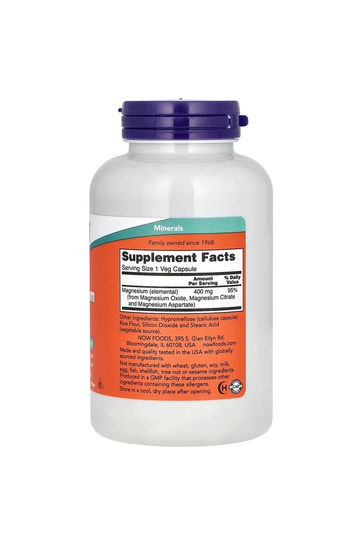 Magnezyum Caps 400mg 180 Veg. Kapsül.usa menşei. dmmedicine'den