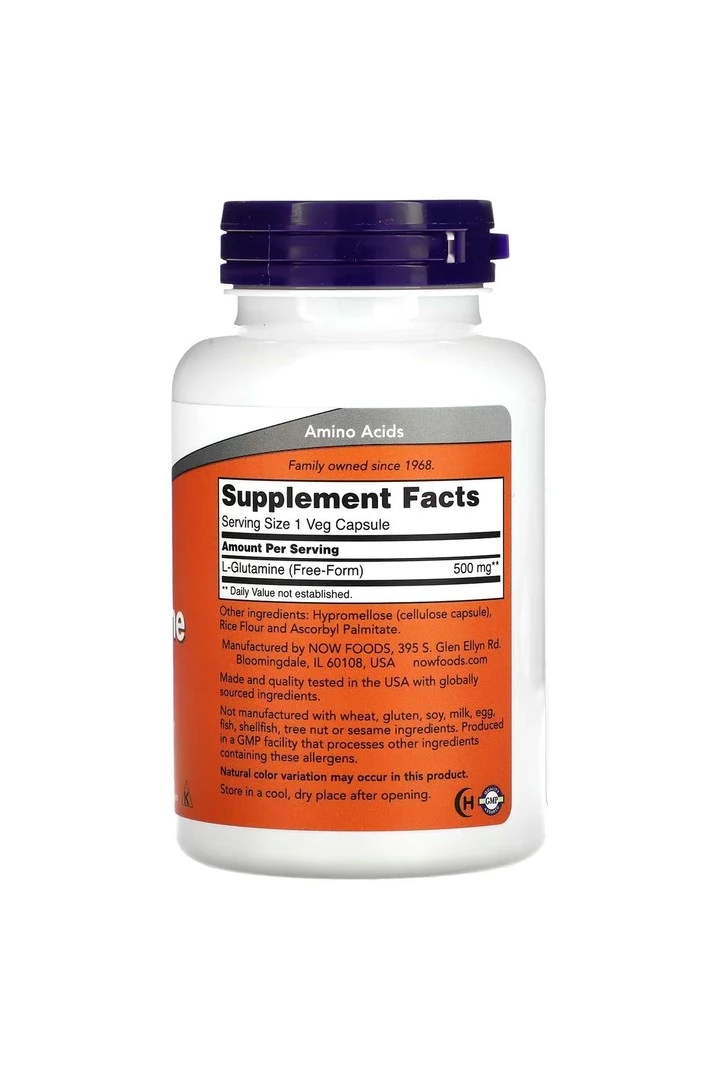 L-Glutamine 500 mg 120 Kapsül