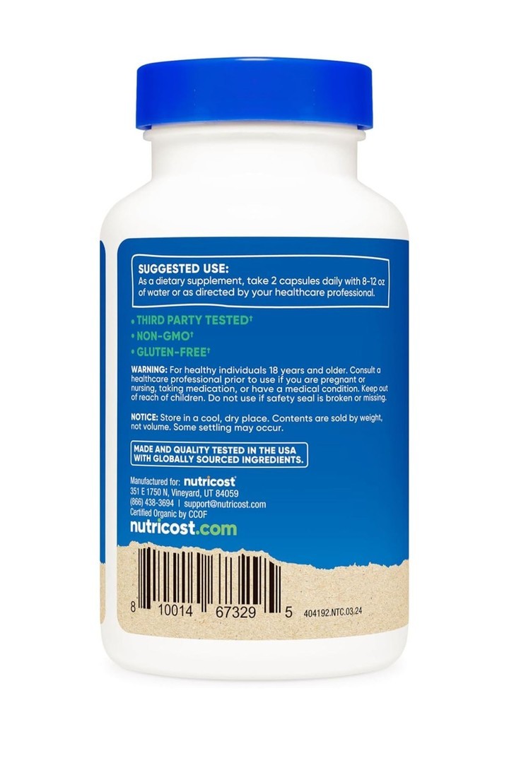 Saw Palmetto organic 1000 mg 120 dietary Kasül