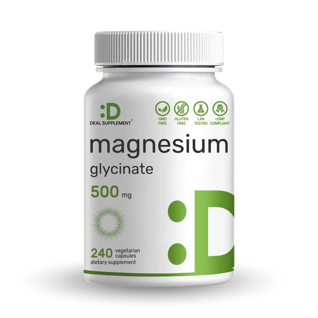 Magnesium glycinate 500 mg 240 kapsül