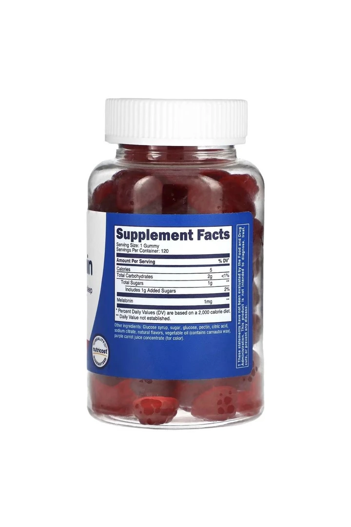 Nutricost Kids +4 Yaş Melatonin 1 Mg 120 Kapsül