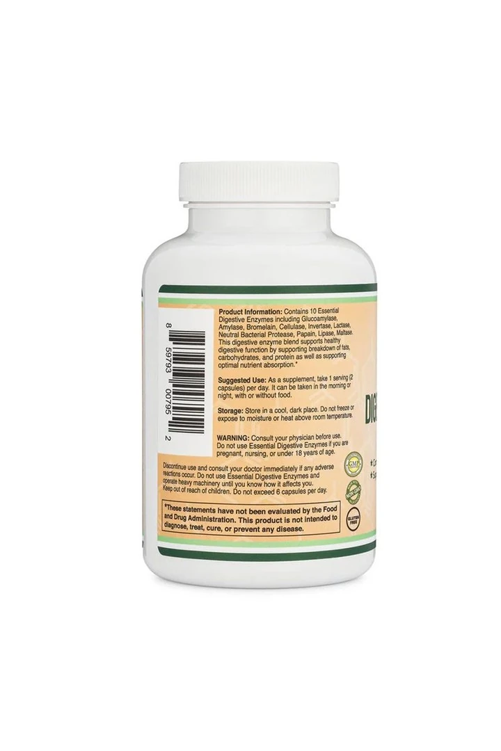 Essential Digestive Enzymes 800 mg 180 veg.Kapsül.usa menşei.dmmedicine'den
