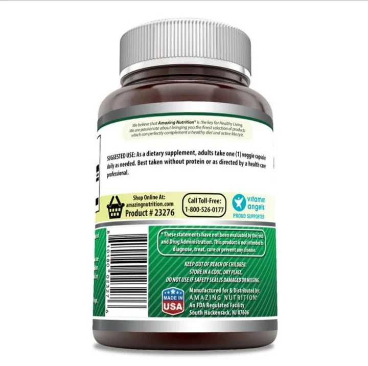 GABA 750mg Per Serving Veggie Capsules Supplement | Non-GMO | Gluten Free | Made in USA | Ideal for Vegetarians (200 Count)