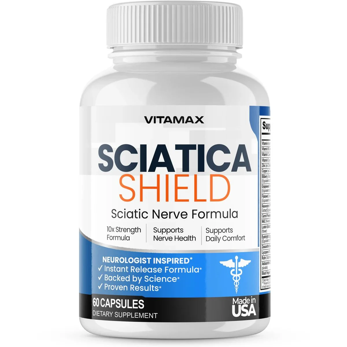 Sciatica Shield Nerve Formula 10x strength formula 60 Kapsül