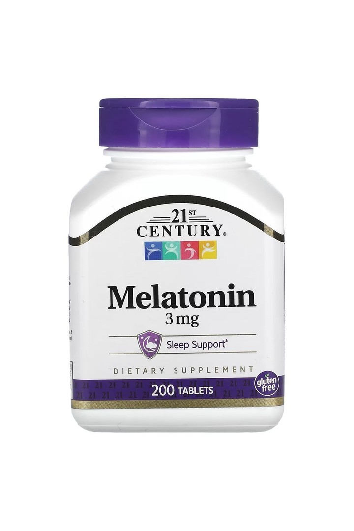 Melatonin, 3 mg, 200 Tablets