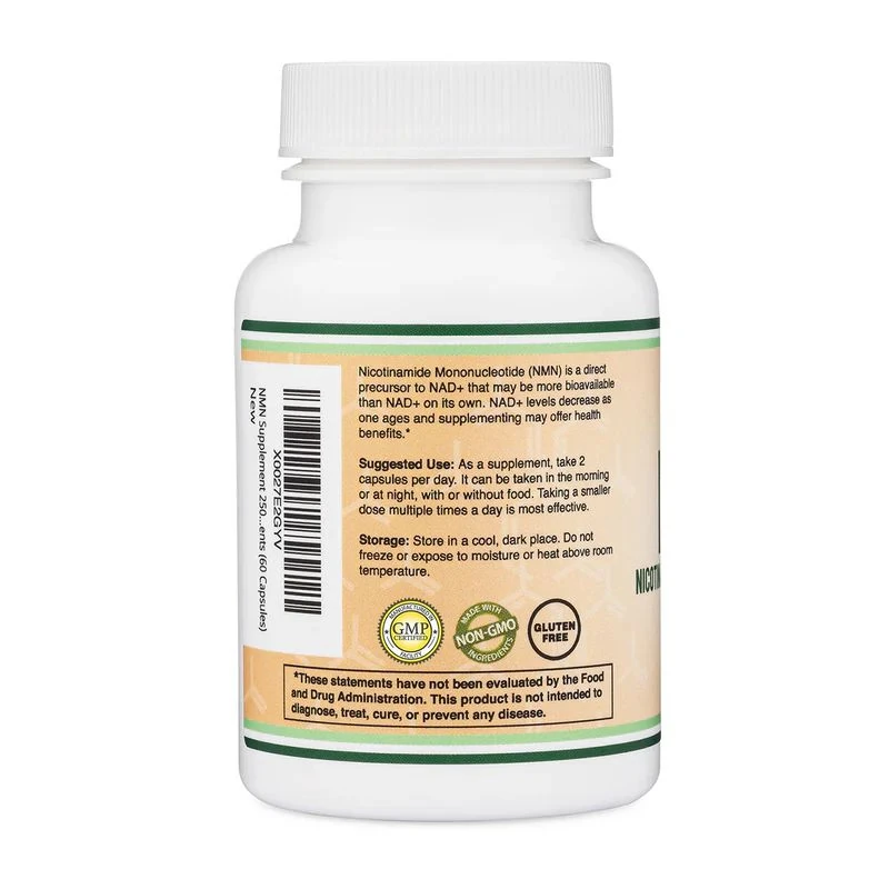 NMN Nicotinamide Mononucleotide 250 mg 60 Kapsül