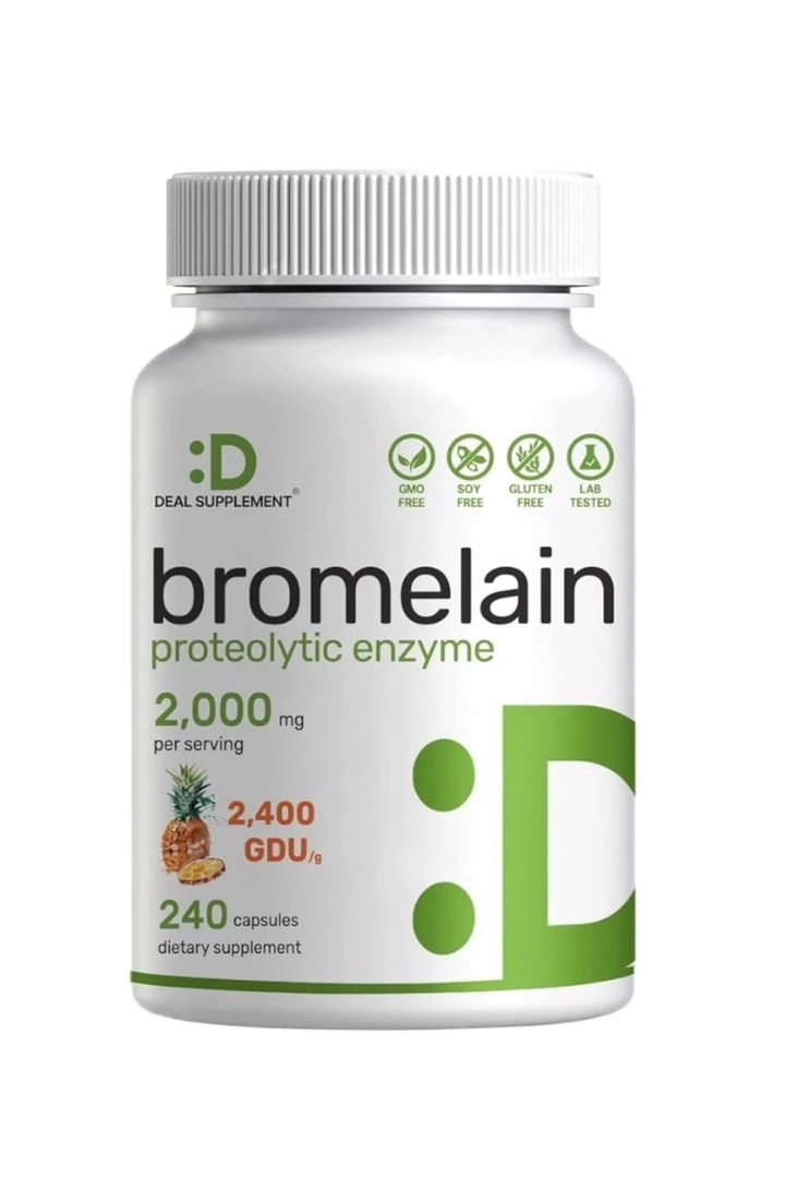 DEAL SUPPLEMENT Bromelain 2.000 Mg 240 Capsules
