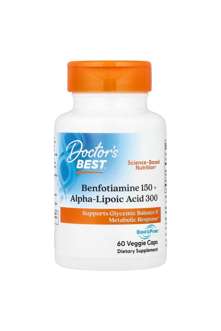 Benfotiamin 150 + Alfa-Lipoic Acit 300, 60 Bitkisel Kapsül-usa veriyon-dmmedicine'den
