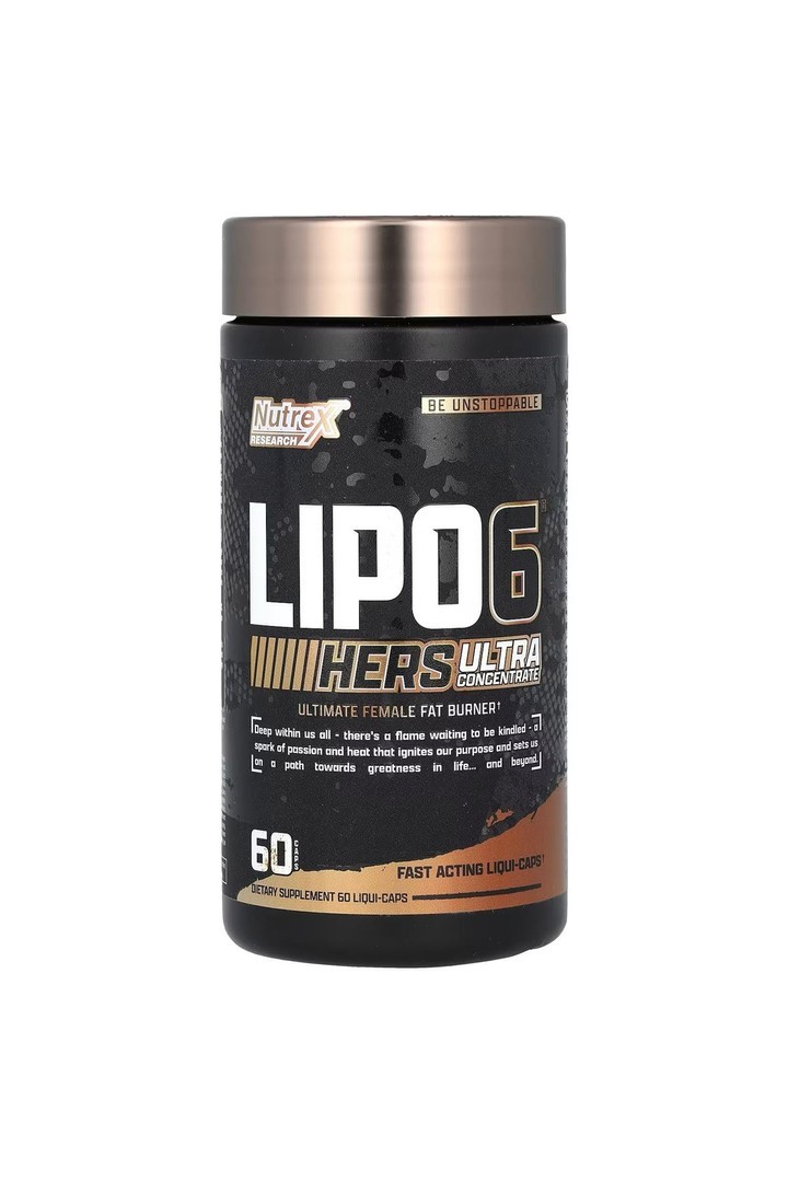 Nutrex Research, LIPO 6 Hers, Ultra Konsantre, 60 Liqui-Kapsül
