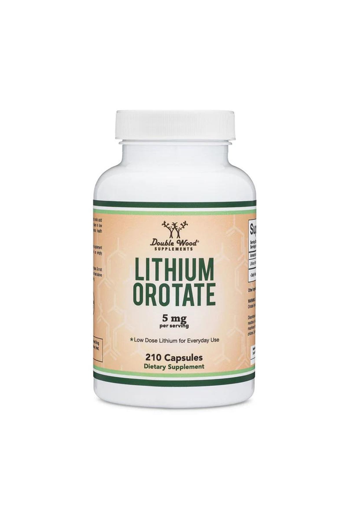 Lityum Orotate 5mg 210 Veg.Kapsül.usa vers.