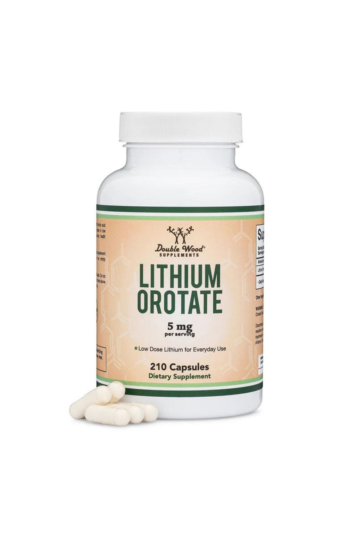 Lityum Orotate 5mg 210 Veg.Kapsül.usa vers.
