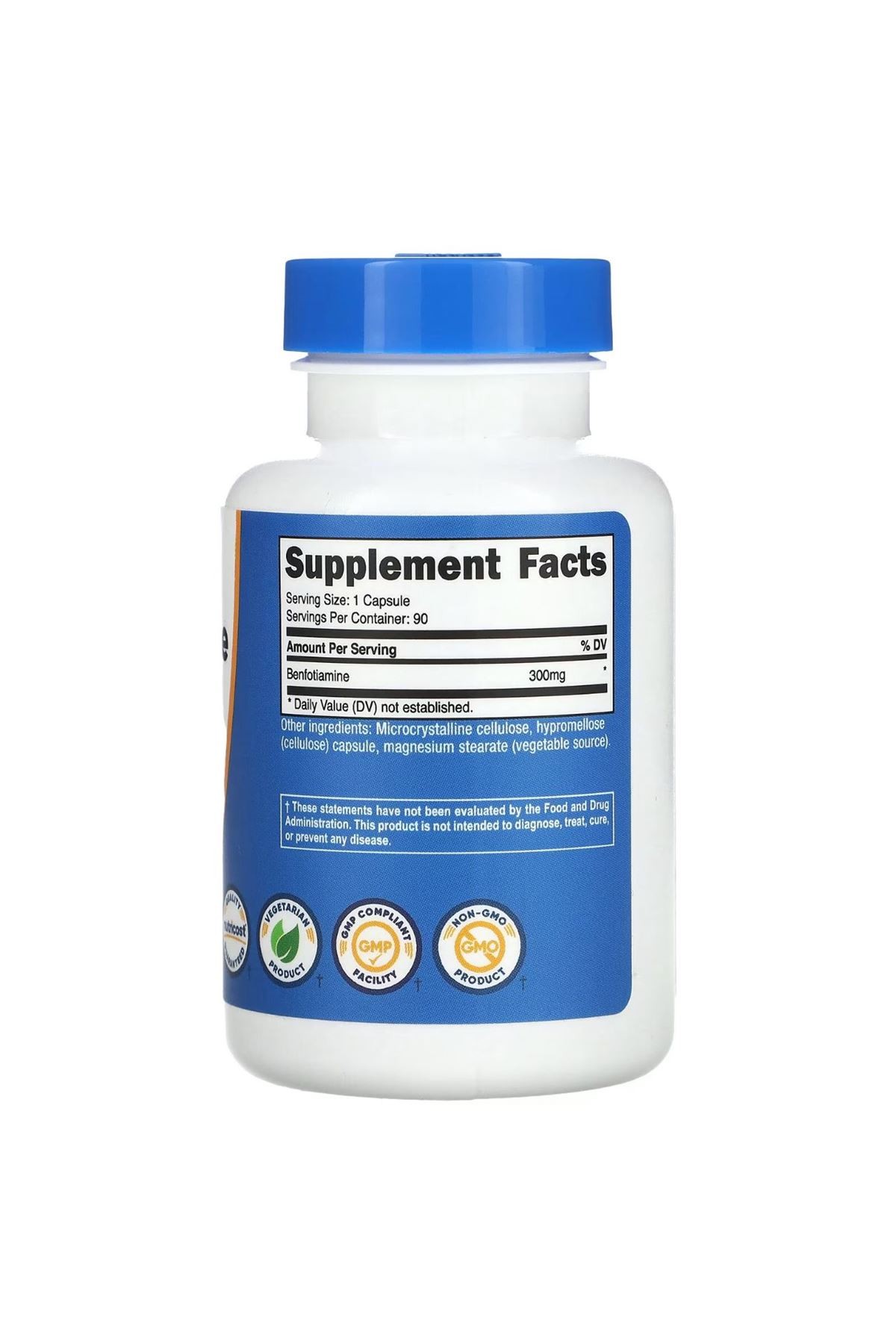 Nutricost Benfotiamin 300 Mg 90 Kapsül
