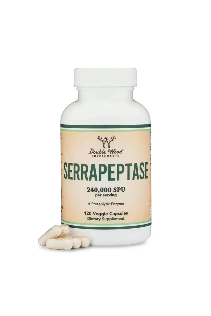 Serraptase 240,000 SPU 120 Veg. Kapsül.usa vers.