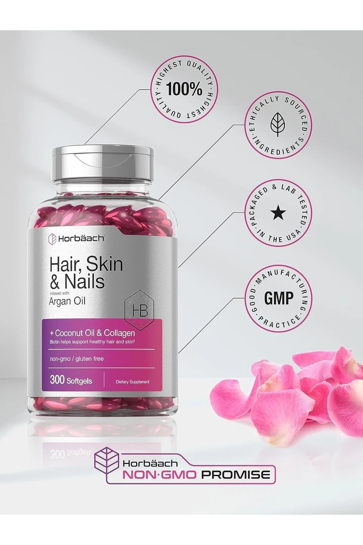 Horbäach Hair Skin and Nails Vit. | 300 Softgels