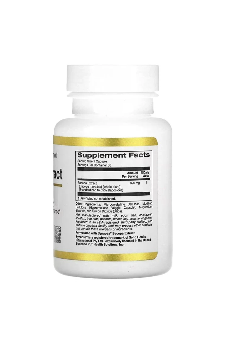 California Gold Bacopa 320 30 kapsül