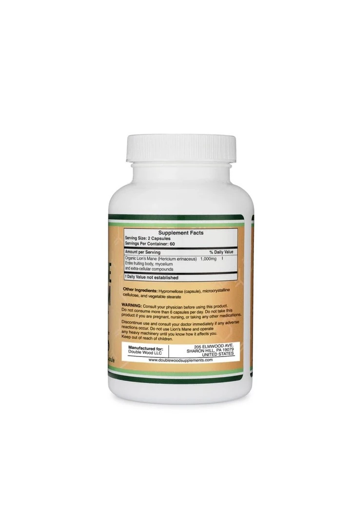 Lions Mane Mushroom 500mg 120 capsule