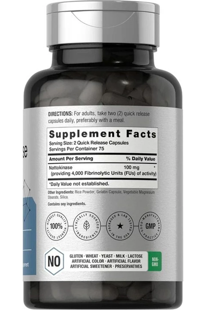 NATTOKINASE 4000 FU PER SERVING | 150 CAPSULES