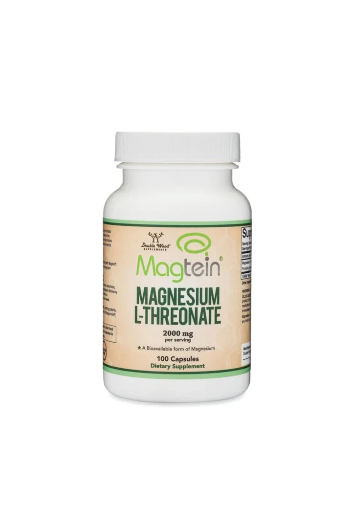 Double Wood Magtein Magnesium L-Threonate - 2000 Mg 100 Kapsül