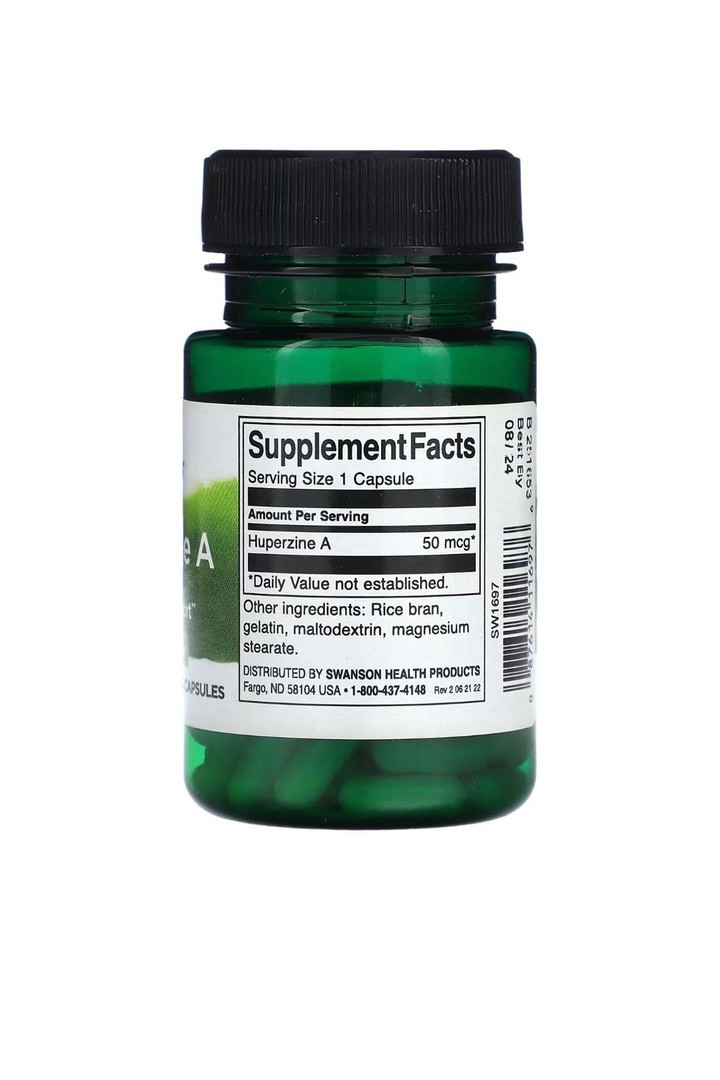 Swanson Huperzine A 50 Mcg 60 Kapsül.usa menşei.dmmedicine'den