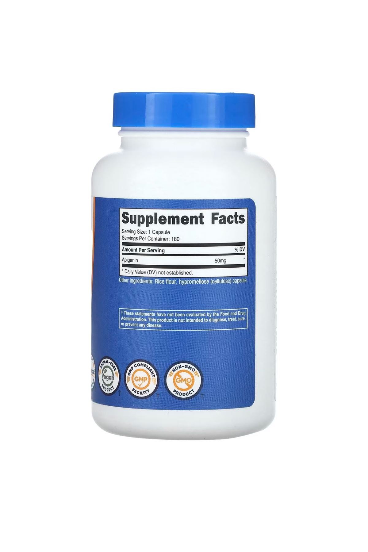 Nutricost Apigenin 50 Mg 180 Kapsül
