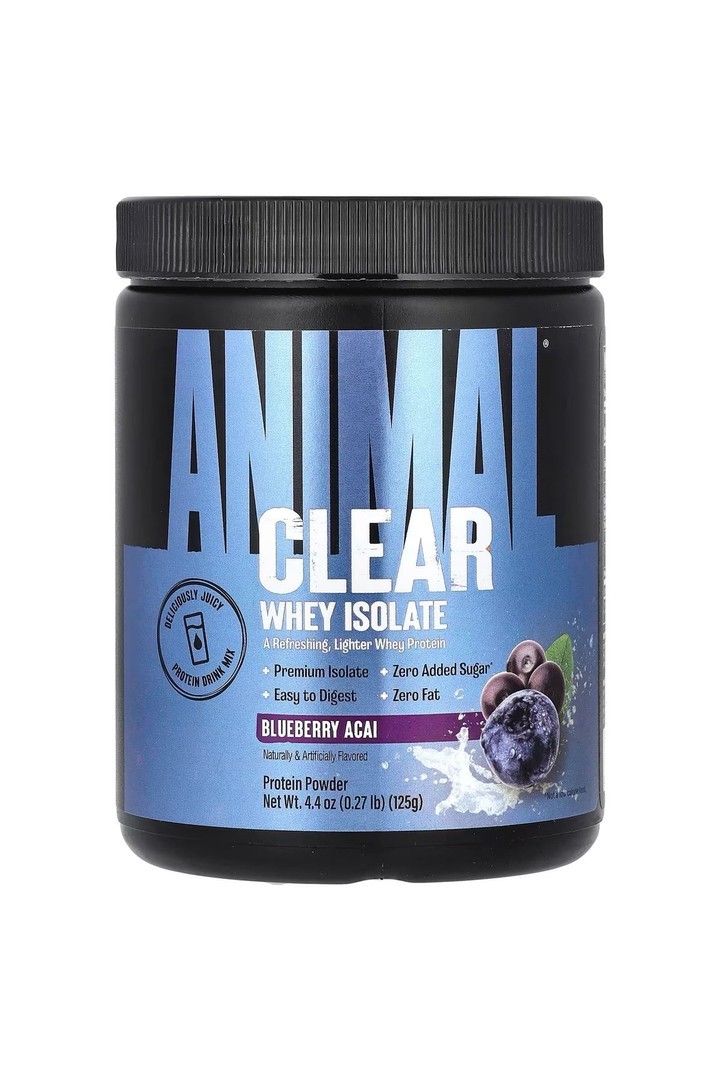 Animal , Clear Whey Isolate Blueberry Acaı 0,27 lb (125 g)