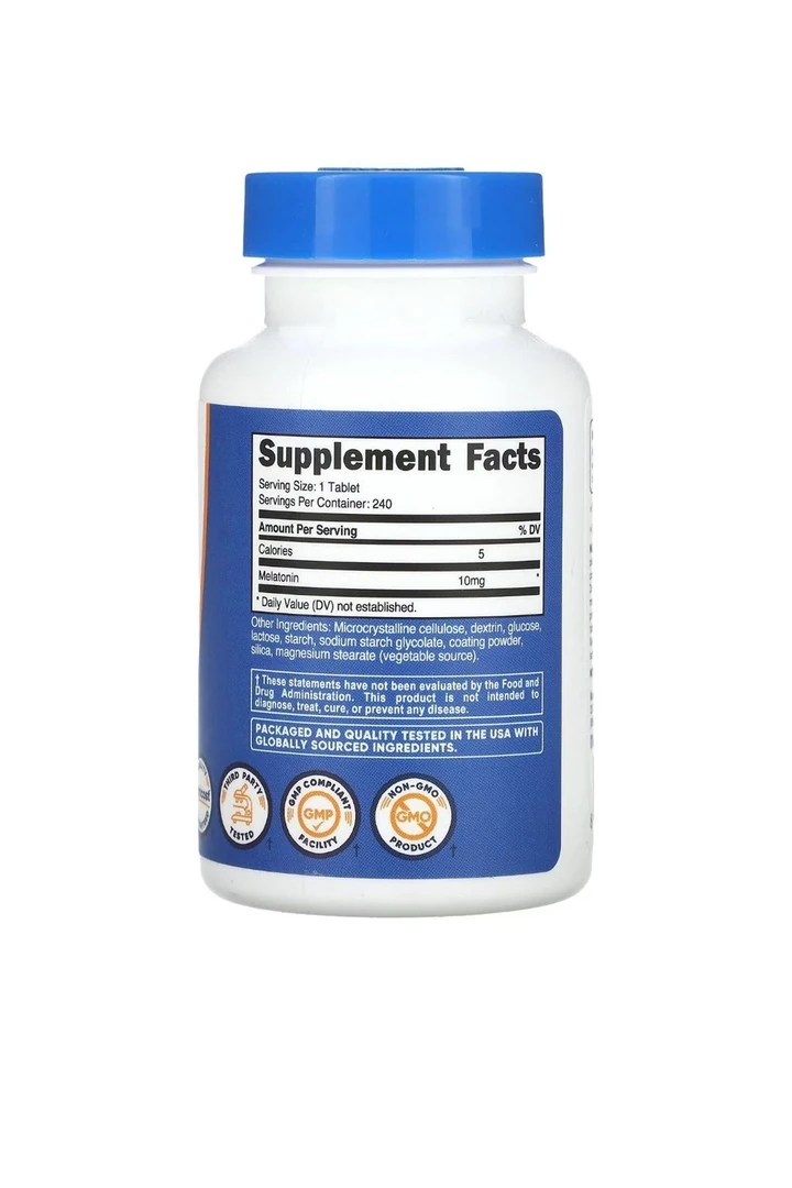 Nutricost 10 Mg Melatonin 240 Tablet