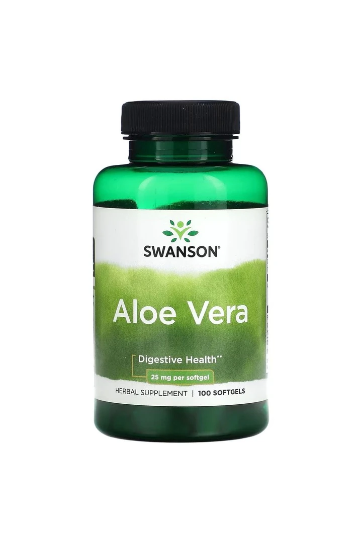 Aloe Vera, 25 mg, 100 Softgel