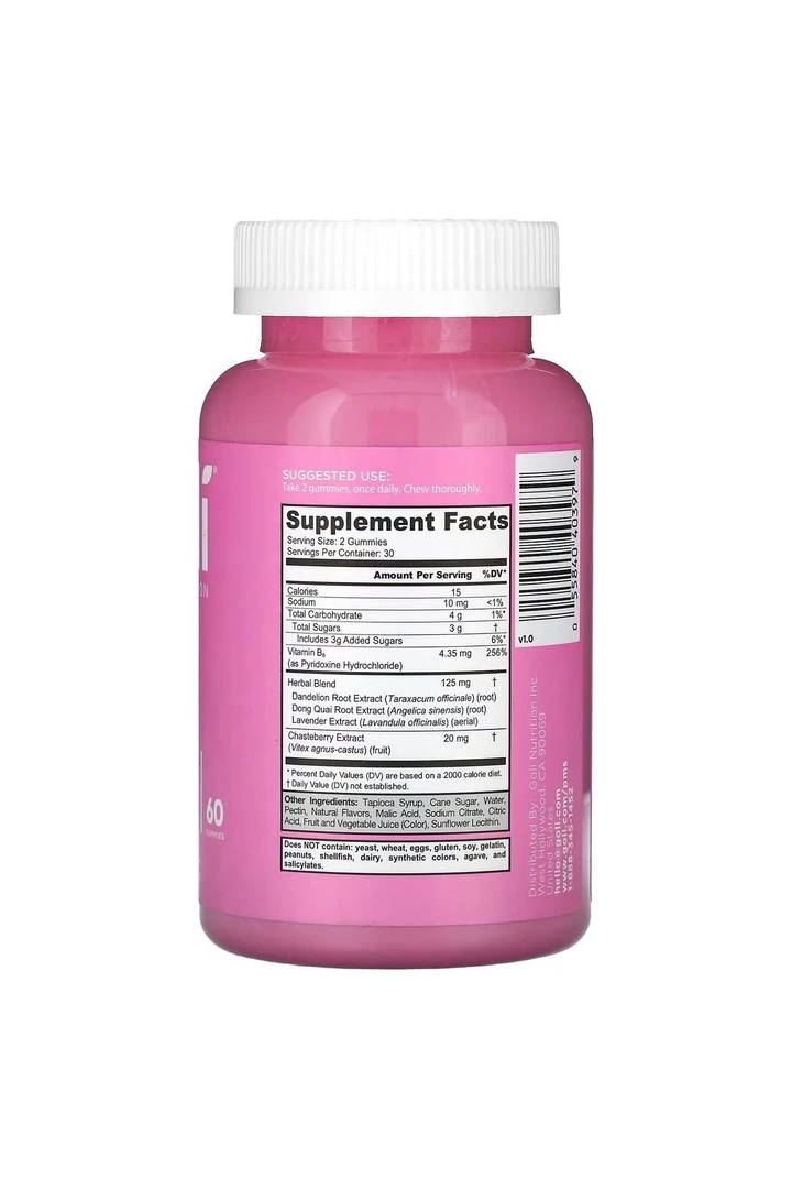 Goli Nutrition, Women's PMS Relief, 60 Kapsül