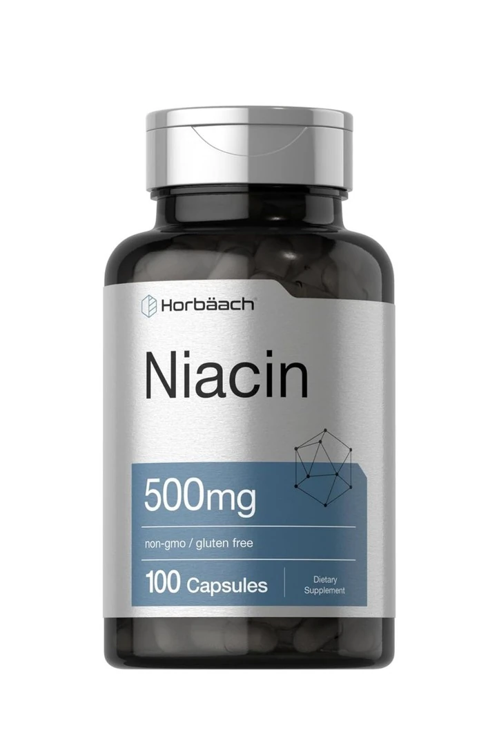 Horbäach Niacin | 500mg | 100 Kapsül