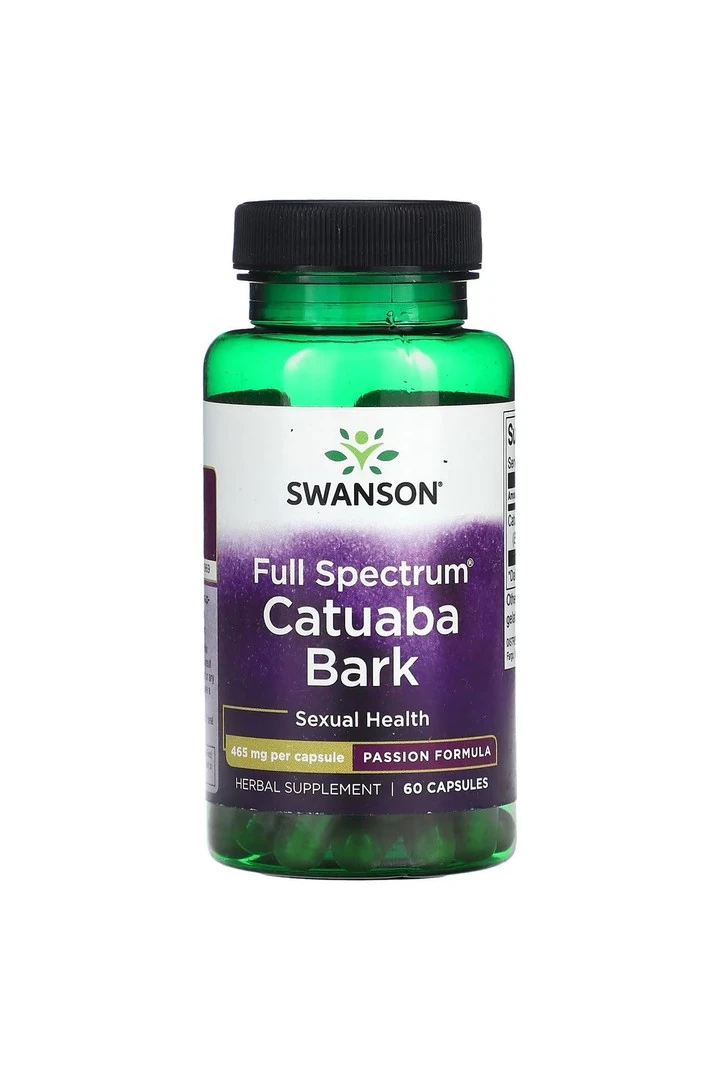 Catuaba Bark Full Specktrum , 465 mg, 60 Kapsül