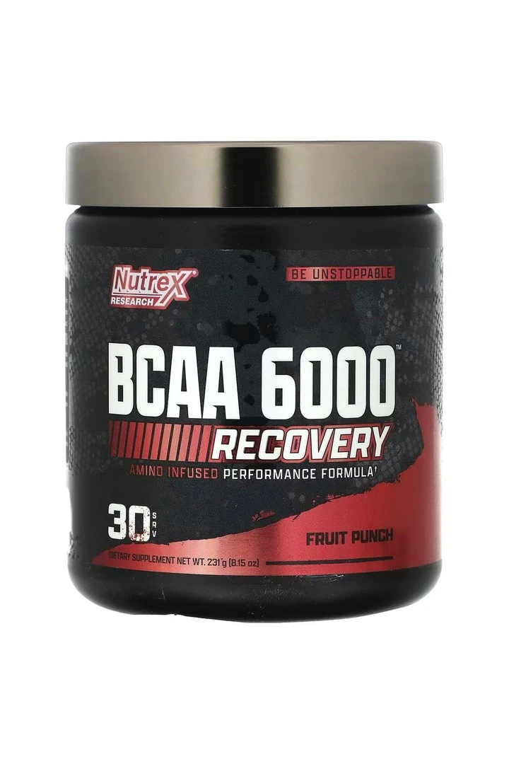 BCAA 6000, Recovery, Meyve Yumruğu, 8,15 oz (231 g)