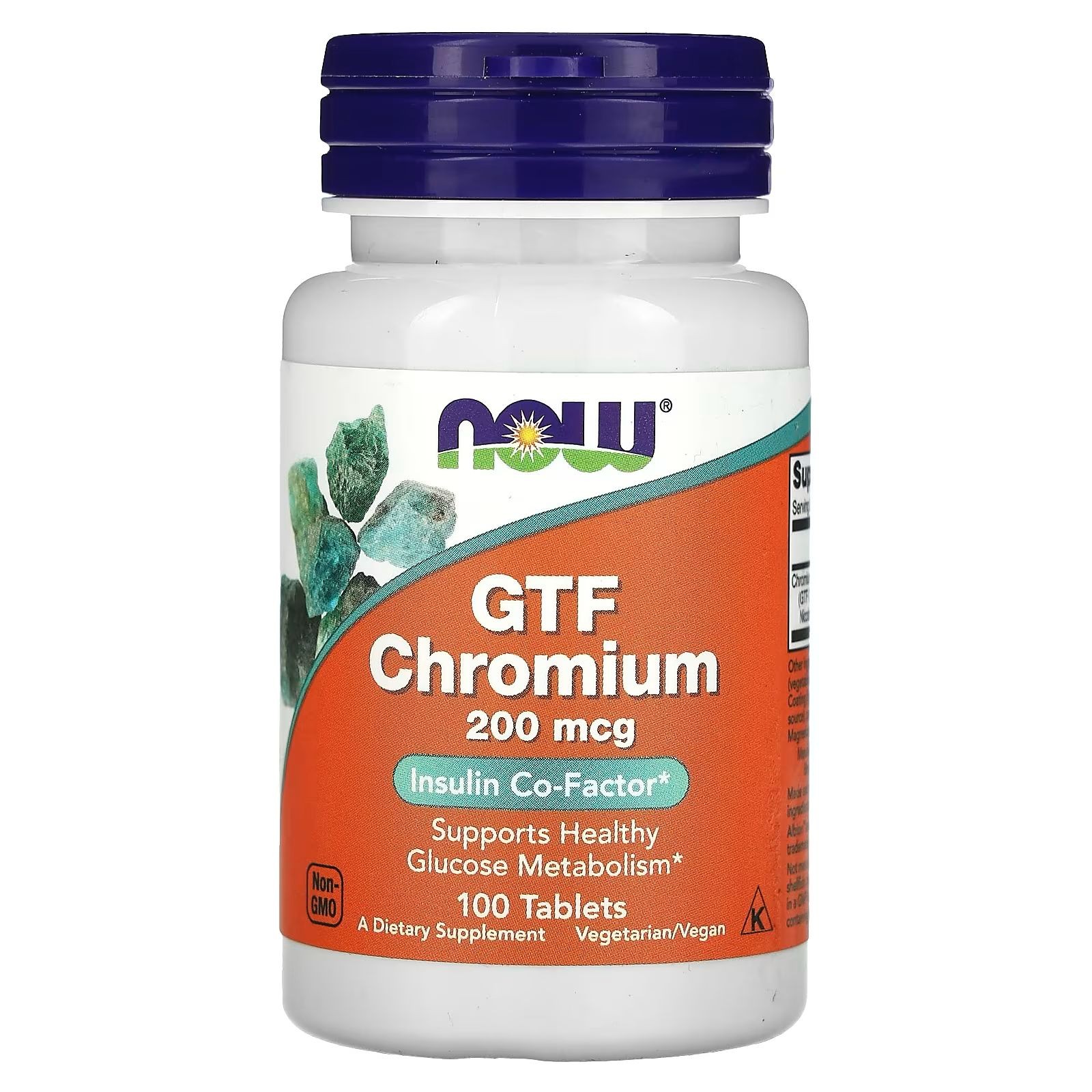 GTF chromium 200 mcg 100 Tablet